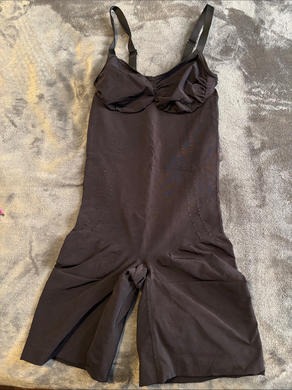 Black Curveez Shapewear Bodysuit Slip with Built-In Bra size 2XL